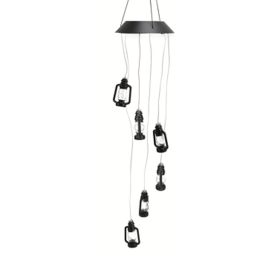Outdoor Decorative Hanging Solar Wind Chimes for Patio & Garden(USPS Shipping) (Color: As pic show, Type: Style D)