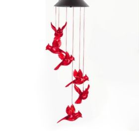 Outdoor Decorative Hanging Solar Wind Chimes for Patio & Garden(USPS Shipping) (Color: As pic show, Type: Style B)